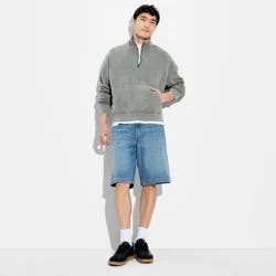 Men's Heavyweight Fleece 1/2 Zip Pullover Sweatshirt - Original Use™ Gray S