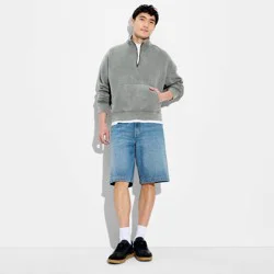 Men's Heavyweight Fleece 1/2 Zip Pullover Sweatshirt - Original Use™ Gray XXL