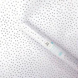 Bows And Sparkles 96"x30" Foil Print Gold Stars Gift Wrapping Paper White/Gold