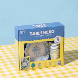 House of Party Table Hero Paper Party Kit Cottage Bloom