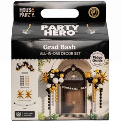 House of Party Hero Balloon Decor Kit Graduation