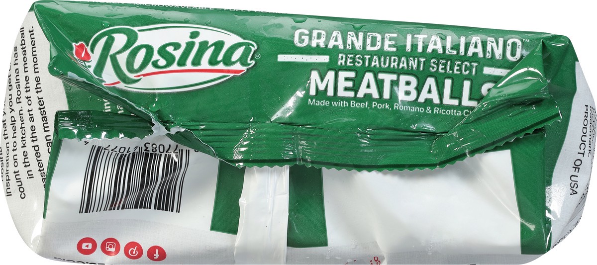 slide 2 of 13, Rosina Grande Italiano Meatballs Dinner Sized 21 oz, 21 oz
