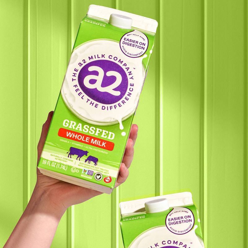 slide 5 of 6, a2 Milk Whole Milk - 59 fl oz, 59 fl oz