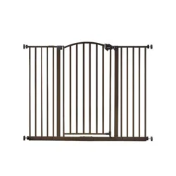 Regalo Extra Tall and Extra Wide Decor Baby Gate - 58" - Bronze