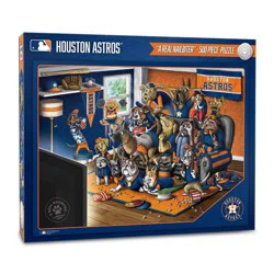 MLB Houston Astros Purebred Fan 'A Real Nailbiter' Puzzle - 500pc