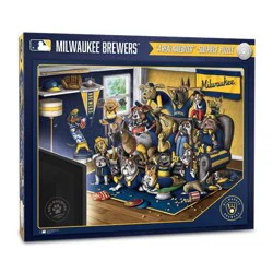 MLB Milwaukee Brewers Purebred Fan 'A Real Nailbiter' Puzzle - 500pc