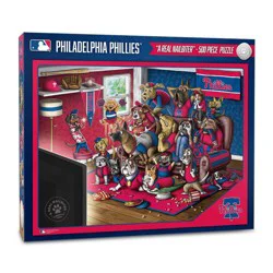 MLB Philadelphia Phillies Purebred Fan 'A Real Nailbiter' Puzzle - 500pc