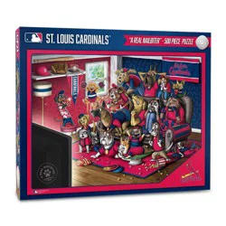 MLB St. Louis Cardinals Purebred Fan 'A Real Nailbiter' Puzzle - 500pc