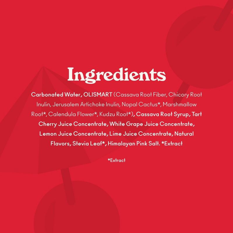 slide 5 of 6, Olipop Shirley Temple Prebiotic Soda - 12 fl oz Can, 12 fl oz