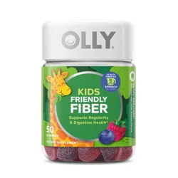 OLLY Kid's Friendly Fiber Multivitamin Gummies - 50ct: Vitamins, 50 Gummy Count