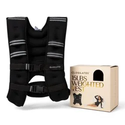 Blogilates Weighted Body Vest 15lbs - Black
