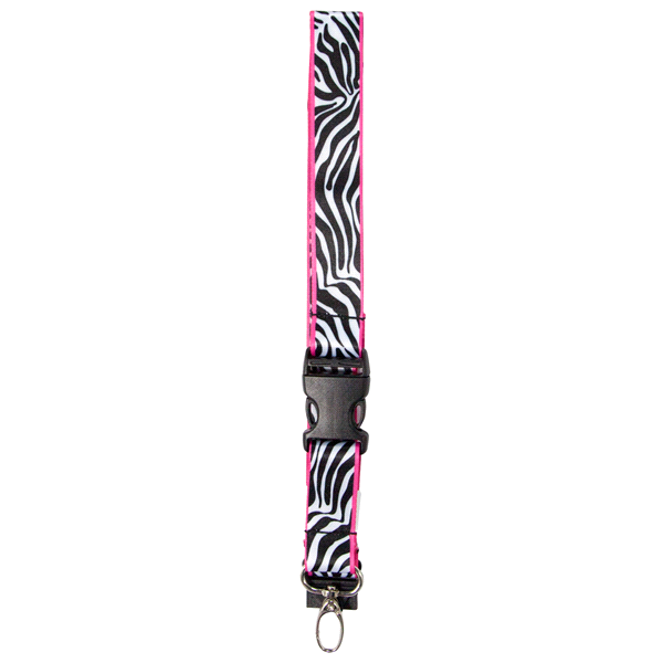 slide 1 of 1, Plasticolor Zebra Lanyard, 1 ct