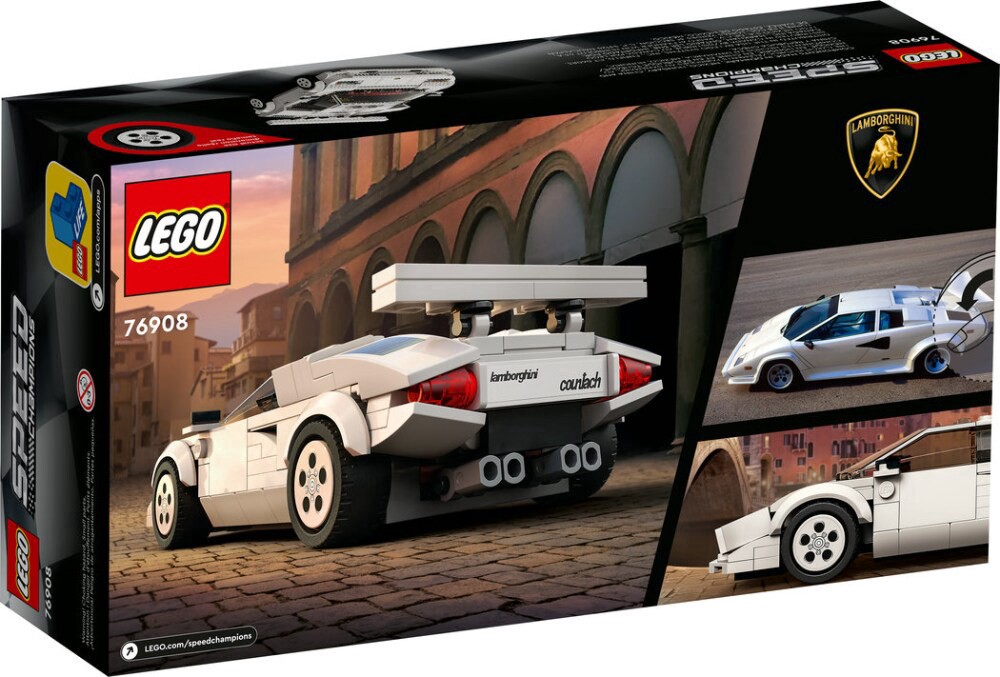 slide 3 of 5, 76908 LEGO Speed Champions Lamborghini Countach, 262 ct