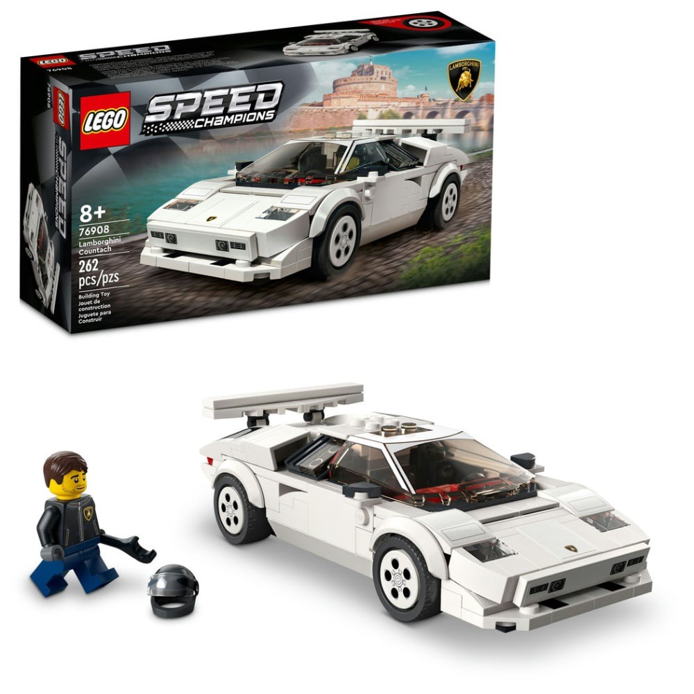 slide 1 of 5, 76908 LEGO Speed Champions Lamborghini Countach, 262 ct