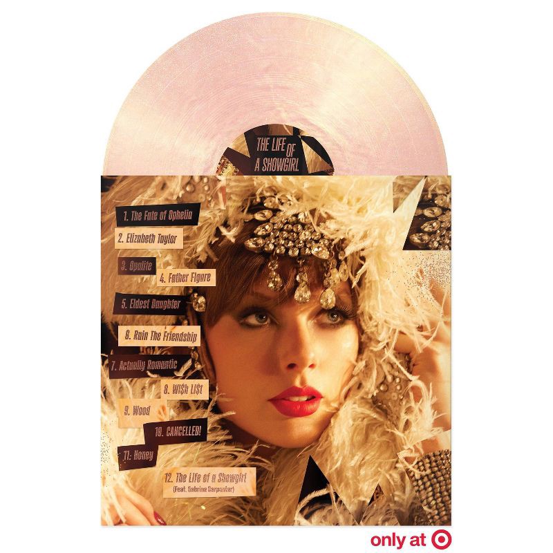 slide 3 of 5, Universal Music Group Taylor Swift - The Life of a Showgirl: The Crowd is Your King Edition (Summertime Spritz Pink Shimmer Vinyl, Target Exclusive), 1 ct