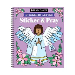 Brain Games Sticker by Letter - Sticker & Pray (Spiral Bound)
