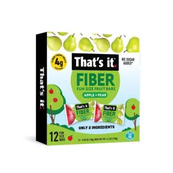 That's it. Lil' Minis Fiber Pear Fruit Bars - 0.35oz/12ct