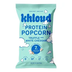 Khloud Truffle and White Cheddar Protein Popcorn - 4oz