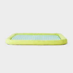 Cooling Mats Dog Bolster Bed - Boots & Barkley™ - Green - S/M
