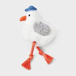 9.75" Seagull Plush/Rope Dog Toy - Boots & Barkley™