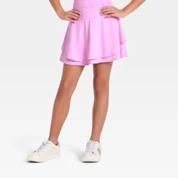 Girls' Knit Active Skort - All In Motion™ Light Violet L