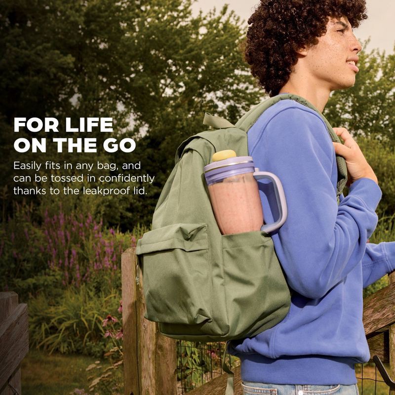 slide 10 of 11, Ninja BlendBoss Tumbler Blender with 26oz Travel Tumbler, Detachable Straw & Chug Spout Lid Lavender, 26 oz