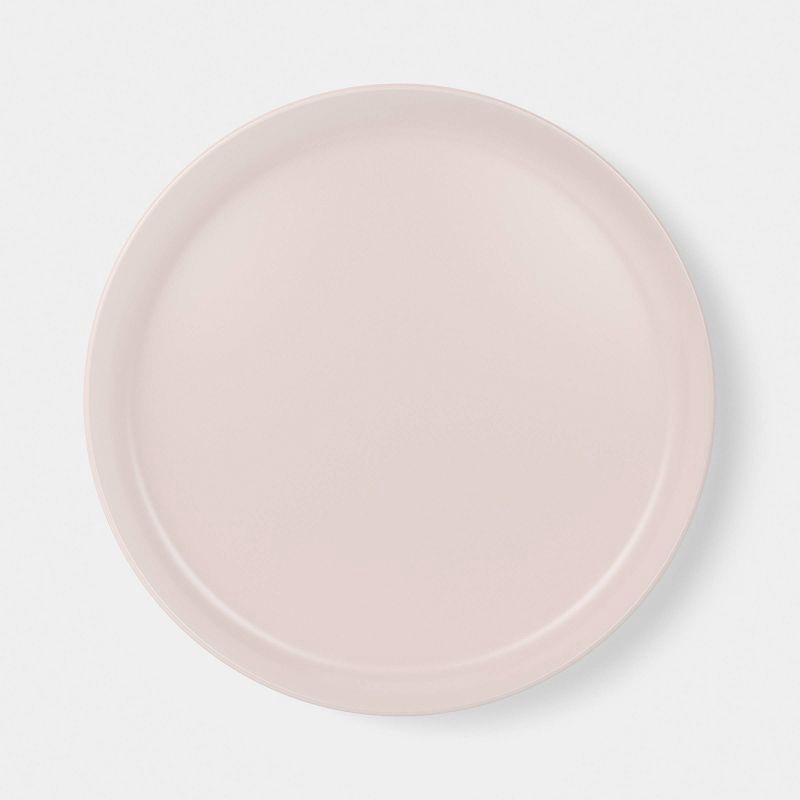 slide 1 of 3, 10.75" Polypro Translucent Plastic Dinner Plate Pink - Room Essentials™, 1 ct