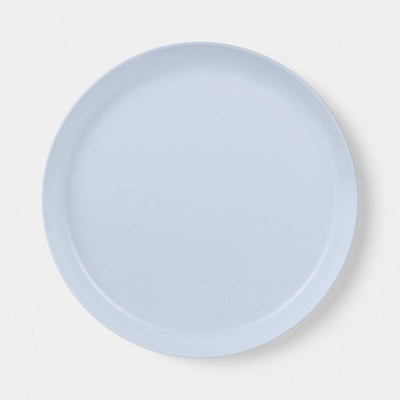 slide 1 of 3, 10.75" Polypro Translucent Plastic Dinner Plate Blue - Room Essentials™, 1 ct