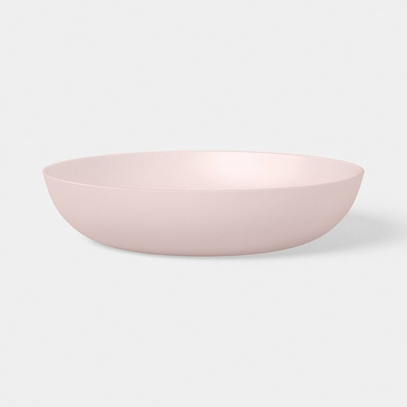 slide 1 of 3, 3.22 fl oz Polypro Translucent Plastic Dinner Bowl Pink - Room Essentials™, 3.22 fl oz