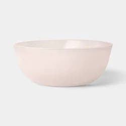 2.99 fl oz Polypro Translucent Plastic Cereal Bowl Pink - Room Essentials™
