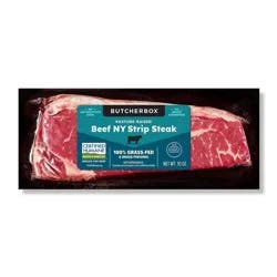 ButcherBox Grass Fed Beef New York Strip Loin Steak - 10oz