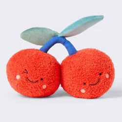Plush Stuffed Animal Baby Learning Toy - Cherries - Cloud Island™