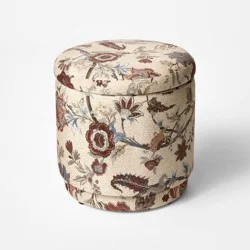 Threshold designed w/Studio McGee Swivel Storage Ottoman Floral Pattern - Threshold™ designed with Studio McGee