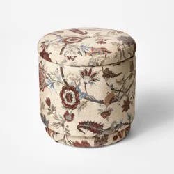 Threshold designed w/Studio McGee Swivel Storage Ottoman Floral Pattern - Threshold™ designed with Studio McGee