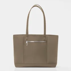 Sharper Image Studio Tote Fits 16" Laptop - Dark Beige