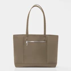 Sharper Image Studio Tote Fits 16" Laptop - Dark Beige