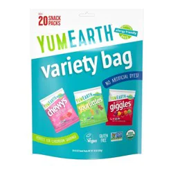 YumEarth Variety Candy Bag - 20ct