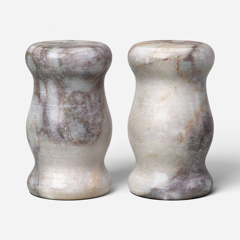 slide 1 of 3, Bianco Voila Marble Salt and Pepper Shaker - Threshold™, 1 ct