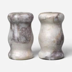 Bianco Voila Marble Salt and Pepper Shaker - Threshold™