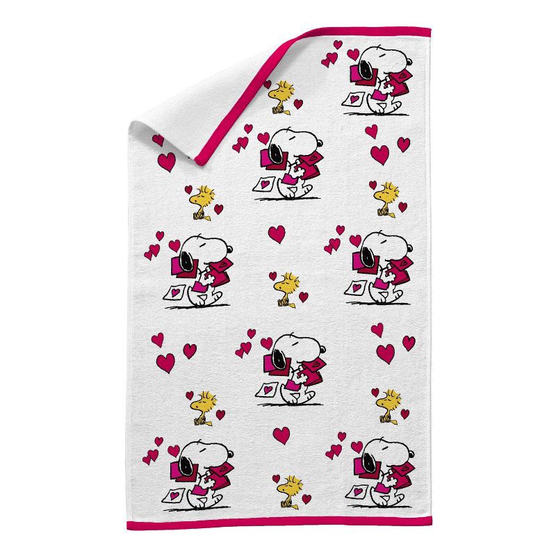 slide 2 of 3, 2pk Peanuts Valentine's Day Kitchen Towel Set, 2 ct