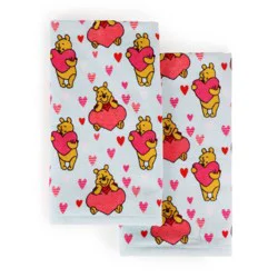 2pk Winnie the Pooh Valentine's Day Kitchen Towel Set