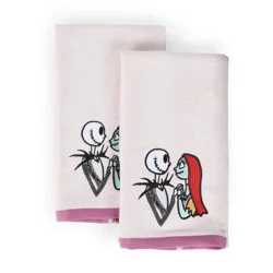 2pk Disney Nightmare Before Christmas Valentine's Day Kitchen Towel Set