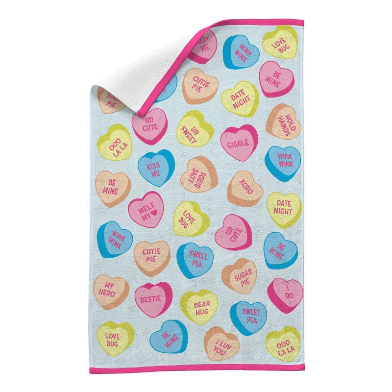 slide 2 of 3, 2pk Sweethearts Valentine's Day Kitchen Towel Set, 2 ct