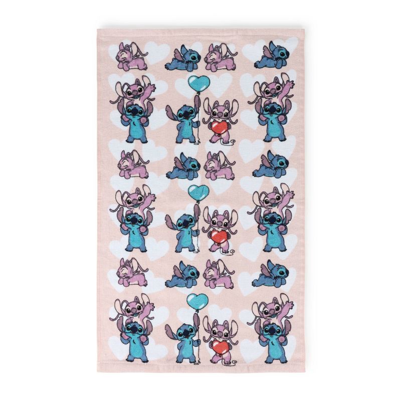 slide 3 of 3, 2pk Lilo & Stitch Valentine's Day Kitchen Towel Set, 2 ct