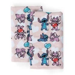 2pk Lilo & Stitch Valentine's Day Kitchen Towel Set