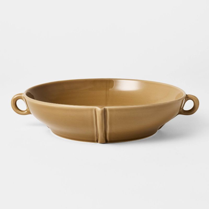 slide 1 of 5, Threshold designed w/Studio McGee 12.625" Ceramic Loopy Bowl Gold - Threshold™ designed with Studio McGee, 1 ct