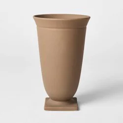 Threshold designed w/Studio McGee Raw Ceramic Pedestal Vase - Threshold™ designed with Studio McGee