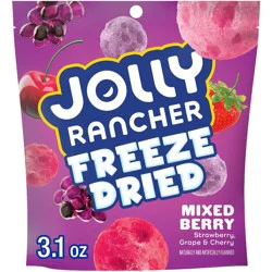 Jolly Rancher Freeze Dried Mixed Berry Fruit Flavored Candy - 3.1oz