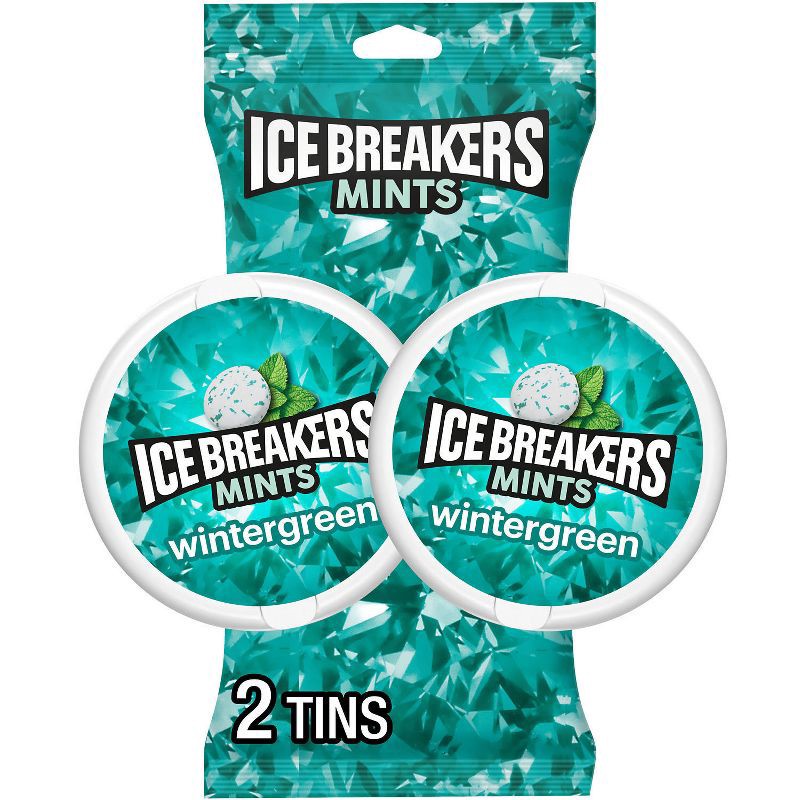 slide 1 of 7, Ice Breakers Wintergreen Flavored Sugar Free Mints - 1.5oz/2ct, 1.5 oz, 2 ct