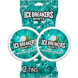 Ice Breakers Wintergreen Flavored Sugar Free Mints - 1.5oz/2ct